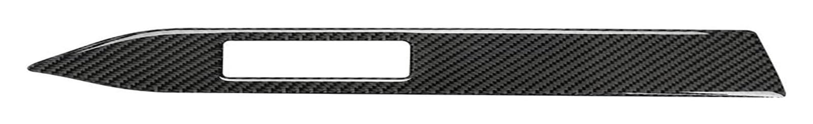 Center Console Trim for Mustang 2015-2021 Dashboard Decoration Strip Interior Sticker Trim(Black,LHD)