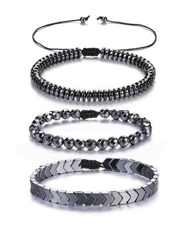 PiercingJak Tigerauge Armband echte Steine Armbänder mit Häm