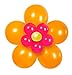 Produktbild Folat Ballon-Set; Blume in Orange und Rosa