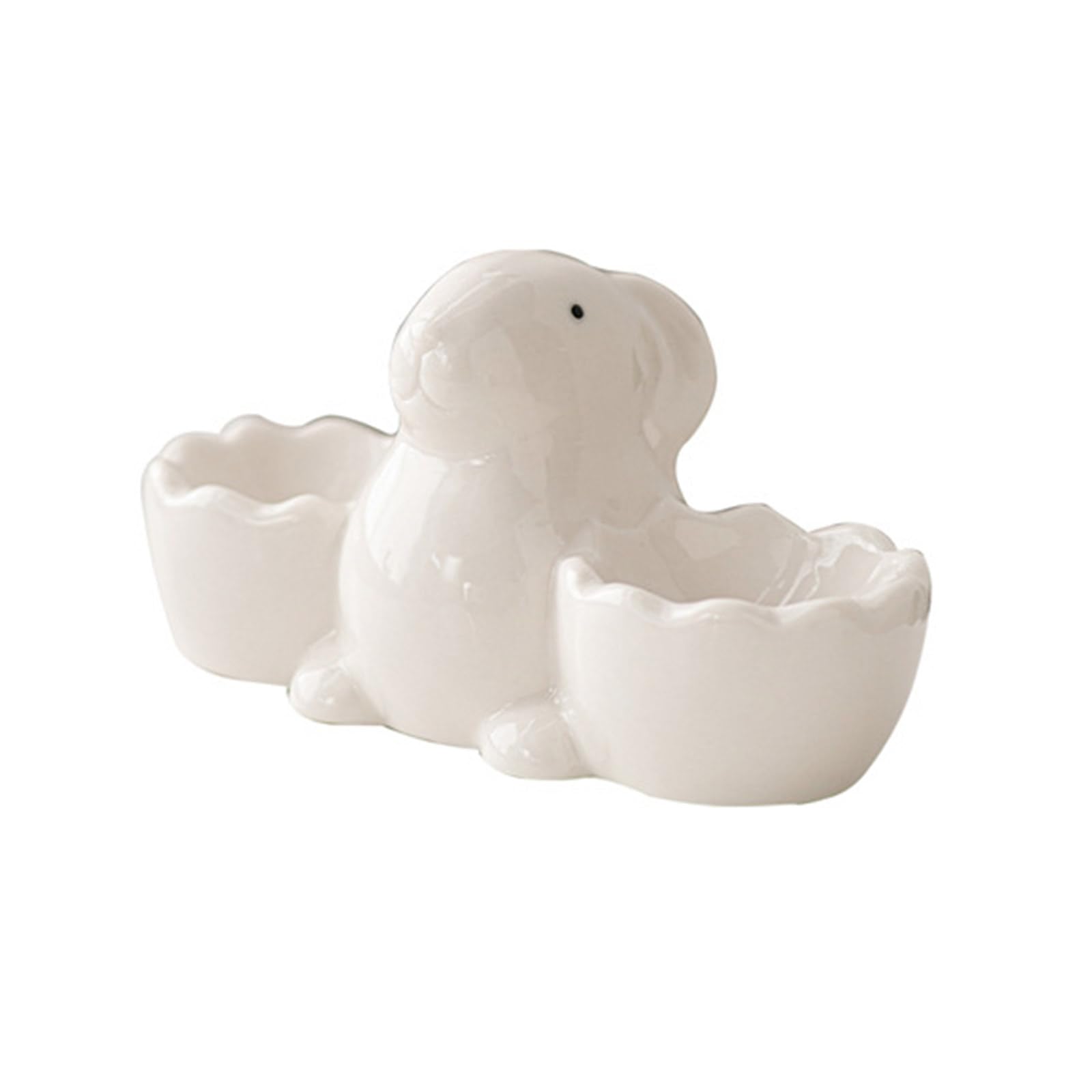 MICFENY Cuteness Rabbits Shape Eggs Cups Boiled Eggs Holder Kitchen Accessary Perfect for Adding Fun to Breakfast Times