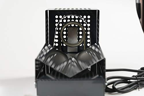 Heizkapselmaschine Anthrazit/Schwarz lackiert für Schrumpfkapseln in Glasflaschen für Wein und Öl