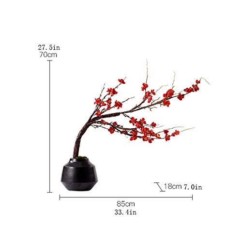 Simulation fleur pot plante en cire et céramique de qualité pour villa - 4