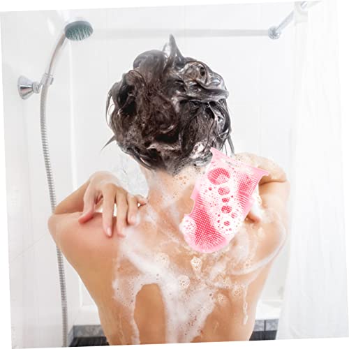 DRESSOOS Luvas De Escova De Banho De Silicone Para Esfoliante Corporal De Silicone Luvas Masculinas