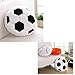 14inch Fluffy Soccer Balls Plush Pillow,Soft Soccer Ball Stuffed Toys,Decorative Soccer & Football Pillow Cushion Throw Pillow,Football Plushies Plush Doll for Home Deco Kids Big Sports Toy Gift