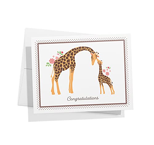Image of Twigs Paper Baby Cards, 12 Congratulations Baby Shower Cards and Envelopes