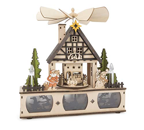 Preisvergleich Produktbild Lampe mit Weihnachtspyramide