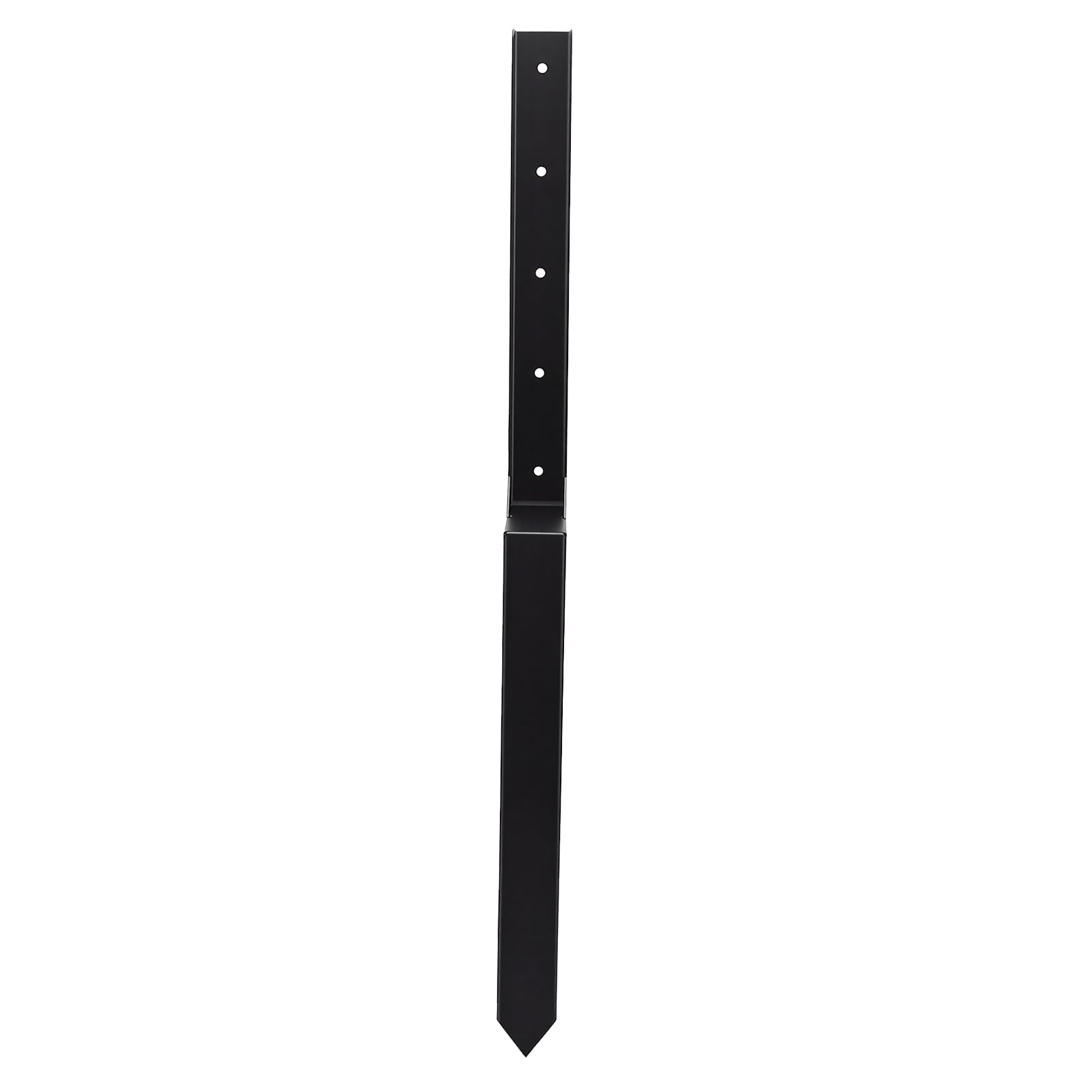 Kit de Reparación de Postes de Valla de Acero Resistente, Estacas de Anclaje de 33,86 Pulgadas con Placa Inferior Cruciforme para Anclaje Seguro, para Vallas de Madera, Puertas de Buzones,