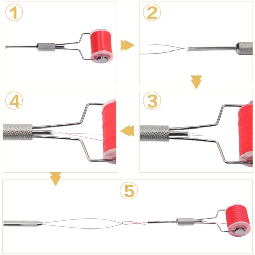 XFISHMAN FlyTyingBobbinHolder 2 Pack Fly Fishing Ceramic Bobbin