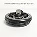 Buggy Wheel Tire for Uppababy Vista V1 V2 Pushchair Front Or Rear Tyre Cover PU Tubeless Direct Baby Replace StrollerAccessories(1front tyre-Vista N)