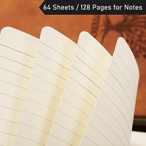 Lined-Journal-Notebook--Faux-Leather-Classic-Ruled-NotebookJournal-with-Pocket-Premium-Thick-Paper-64-Sheets128-Pages-Hard-Cover-Lined-535-x-846-Brown
