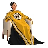 Snuggie Boston Bruins – The Original Wearable Blanket with Sleeves | Super Soft Fleece | As Seen on TV | Officially Licensed NHL Gear