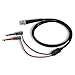 CalTest CT3230-100 Cable, BNC - MiniPro Clips - 50ohm, 100cm, Black, 5
