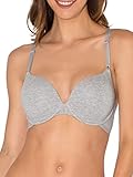 Fruit of the Loom Women's 2-Pack T-Shirt Bra, Black/Heather Grey, 38A