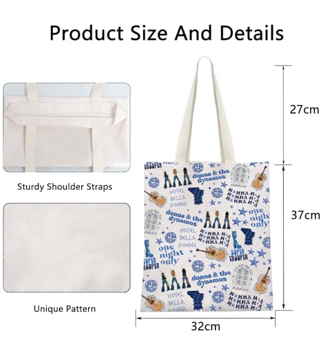 POFULL Bolsa Tote Inspirada en Mamma Music miniatura 4