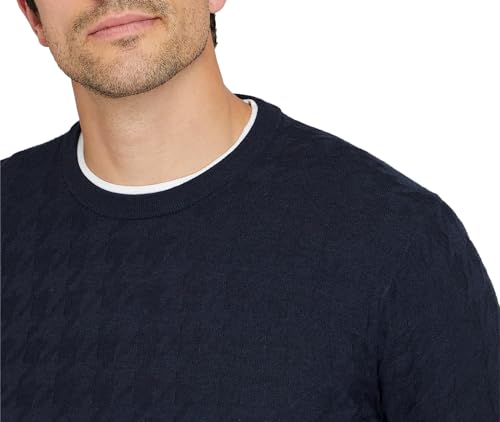 Club Monaco Men's Merino Stretch Pattern Crew3