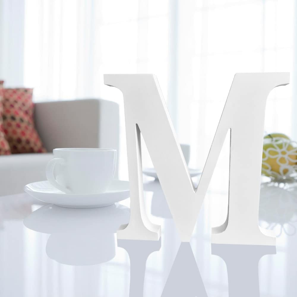 QMET Wooden Letters for Decoration - 9.5in x 9in x 0.8in for Kids