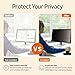 Amazon Basics Privacy Screen Filter -24 Inch 16:9 Widescreen Monitor, Anti-Spy, High Clarity, UV Protection, Eye Protection, Anti Glare & Blue Light Filter, Anti-Scratch (24
