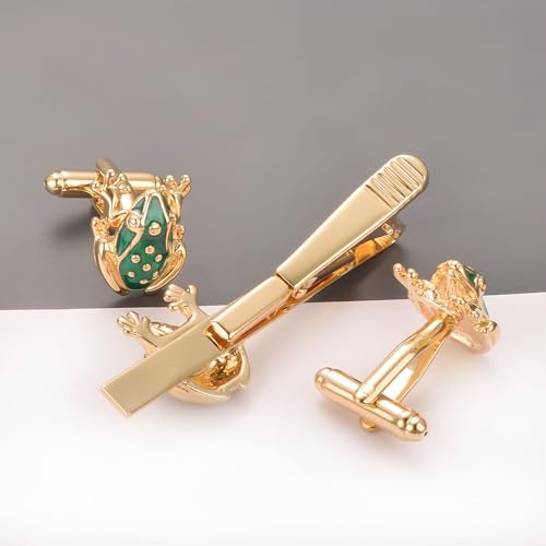 Image of Unique Insect Tie Clip for Men Bee Fish Butterfly Turtle Ladybug Novelty Tie Bar Silver Gold Animal Party Anniversary Jewelry Gift