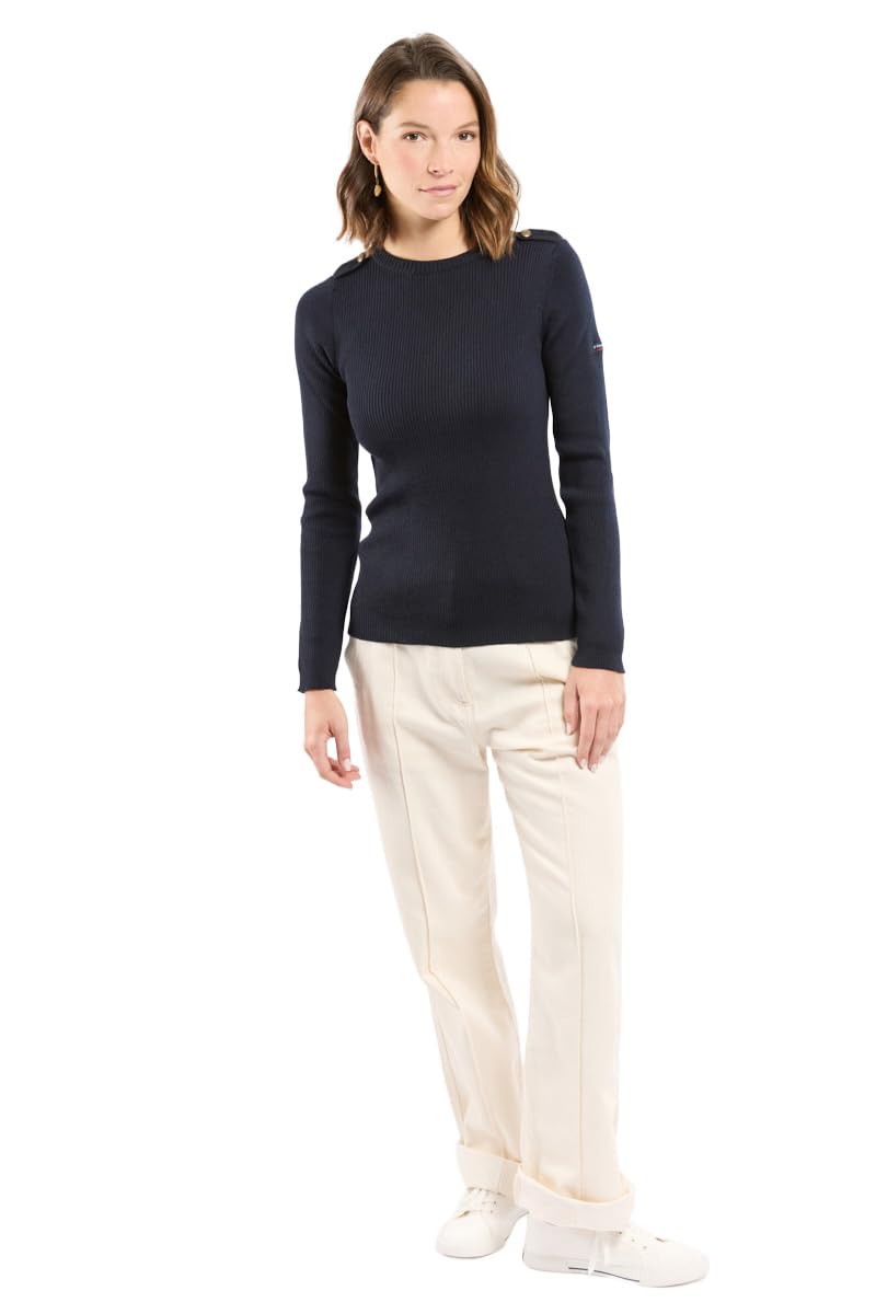 Armor Lux Marin Redon Merino Wool Jumper, Rich Navy, L