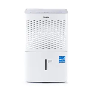 TOSOT Energy Star Dehumidifier for Basement, Large Room, and the Whole House Quiet, Efficient 30 Pints White