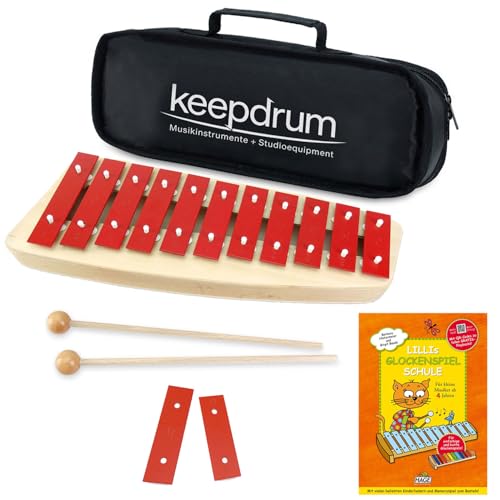 Glockenspiel Sonor NG-10 métallophone enfant avec sac pour s'exercer partout