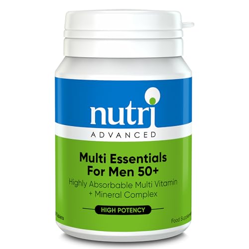 Nutri Advanced - Multi Essentials for Men 50+ - High Strength Blend of Key Nutrients - 60 Capsules