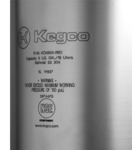 Kegco Barriles de bloqueo de bola, 2, acero inoxidable