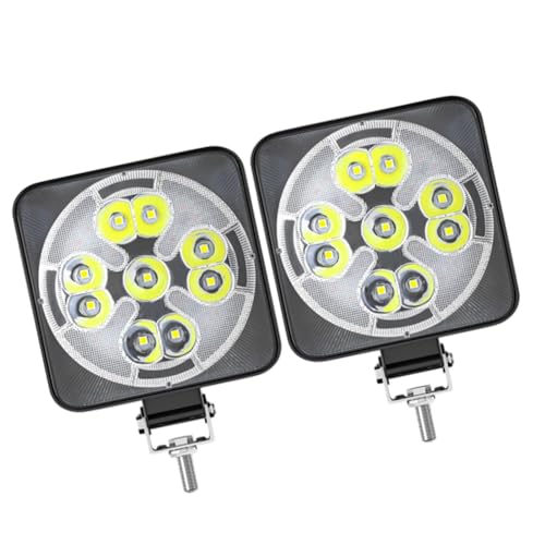 Projecteur LED 63W avec mini stroboscope Riloer barre lumineuse de travail 12V 24V