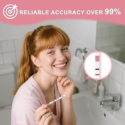 Pregnancy Test Strips with Urine Cups, hCG Detection Home Pregnancy Tests, Sensitive & Over 99% Accurate, 10 Count Individually Wrapped, Rapid hCG Test Strips, 5mm Wider 25mIU/mL