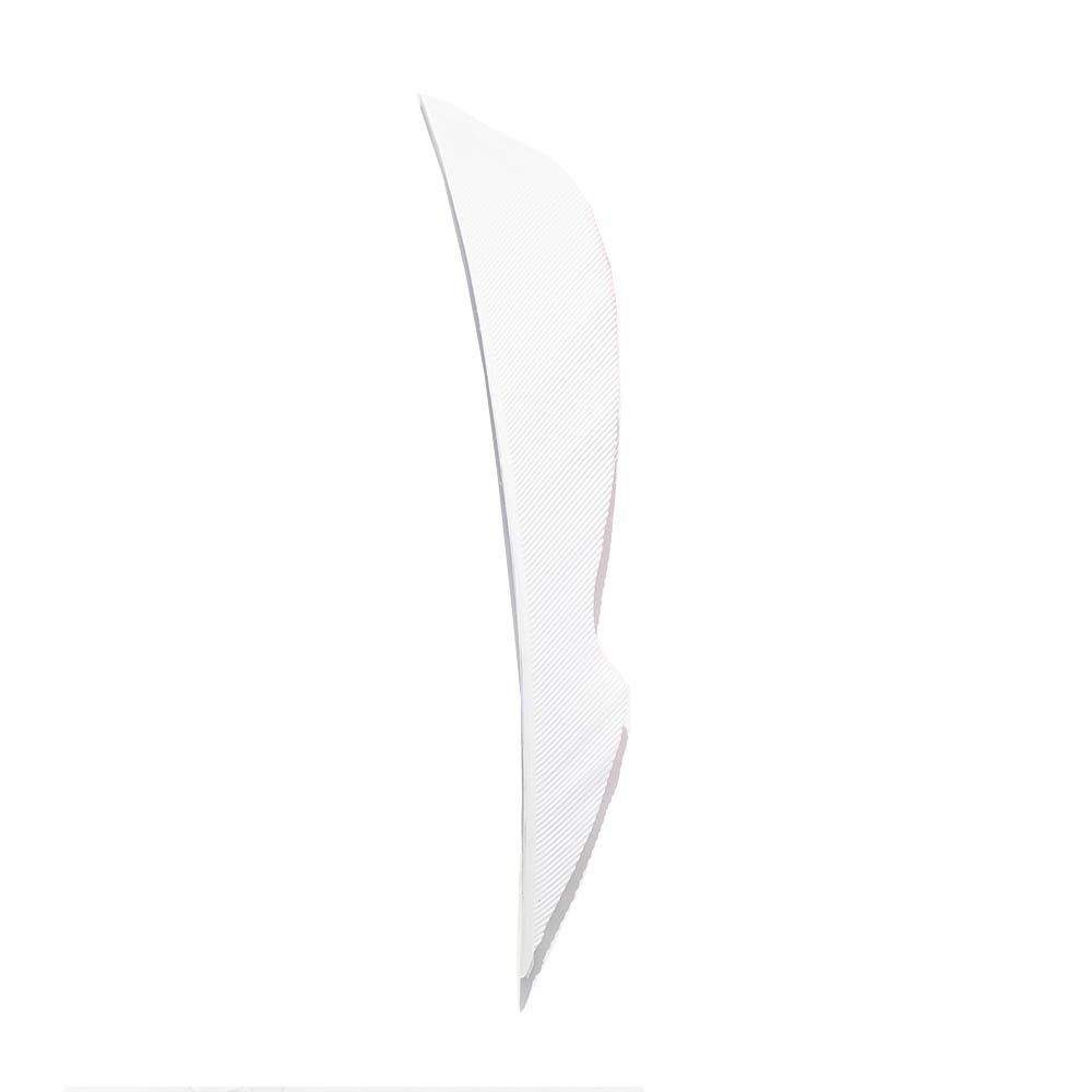 wolfman Tir à l'arc 4 Pouces Plume de Flèche Fletching Vraies Plumes de Dinde Naturel Aubes de Dinde Aile Droite pour La Chasse FlèChes Accessoires 50 Pièces