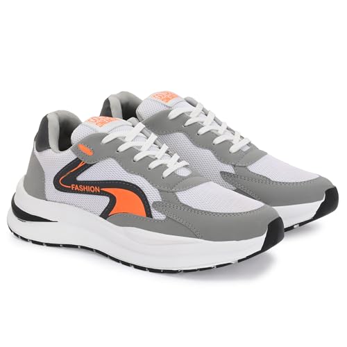 Image of ADISO Men's Stylish Mesh Sports Sneakers | Lightweight Casual Running Shoes