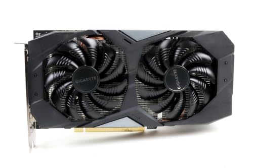 Gigabyte GeForce RTX 2060 D6 6G (rev. 2.0) Graphics Card, 2X WINDFORCE Fans, 6GB 192-Bit GDDR6, GV-N2060D6-6GD REV2.0 Video Card (Renewed)