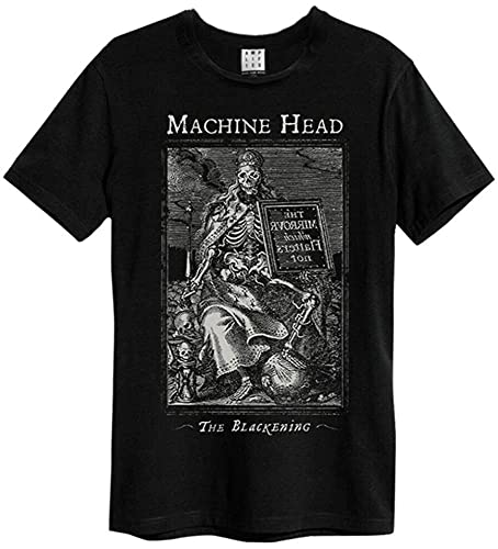 Mens T Shirt Machine Head The Blackening - Amplified Clothing Short Sleeve Crewneck Tee XXL