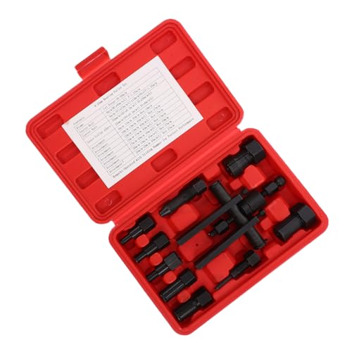 SOLUSTRE 10pcs Motorcycle Bearing Removal Tool Set Sturdy Two-jaw Bearing Puller Box Easy Assembly Disassembly for Maintenance