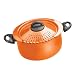 Bialetti 7258 Trends Collection 5 Quart Pasta Pot, Orange