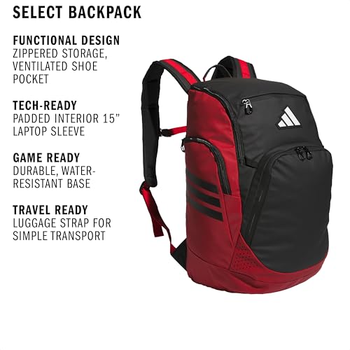 Image of adidas Select Basketball Backpack for Practice, Gym and Travel, 32L
