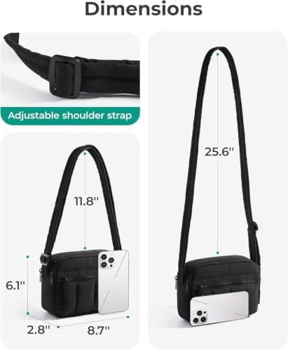 Image of Crossbody Bag for Women | Lightweight Sling Bag with Multiple Pockets & Adjustable Strap