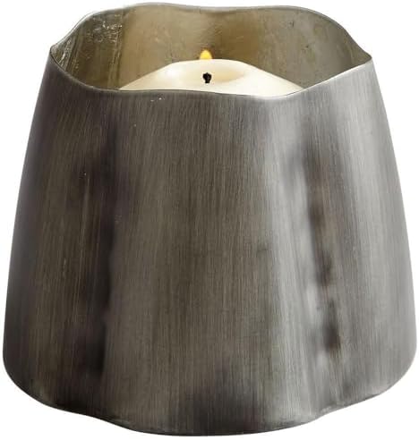 Cyan Design 07127 Fortuna Candle Holder,Small,Silver