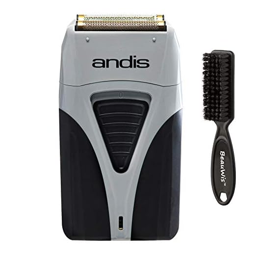Andis Barbeador sem fio Profoil Lithium Plus Titanium Foil com escova de lâmina BeauWis