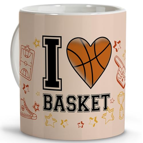 Baloncesto regalos originales. Taza basket. Regalos para deportistas. Tazas originales para regalar. Tazas de cafe. Taza cerámica 330 ml. Basket