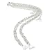 Closecret Women's Lingerie Accessories Removable Replacement Rhinestone Bra Straps (Silver, 1 Pair)