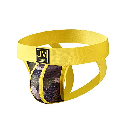 JOCKMAIL 2PCS/Pack Mens Jockstraps Underwear Camouflage Mesh Low Rise Stretch Jock Strap for Men3