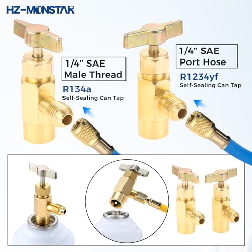 Kit de adaptadores rápidos para aire acondicionado R134a a R1234yf miniatura 4