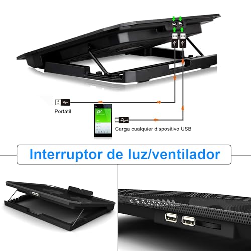 Accesorios De Computadoras, Personal Computer base enfriadora laptop Marca VIOPY (2)