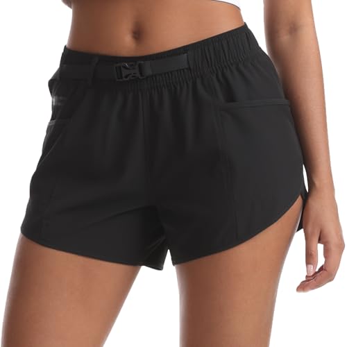 Running Shorts for Women with Liner Athletic Sport Pants Lightweight Gym Workout Shorts with Pockets3