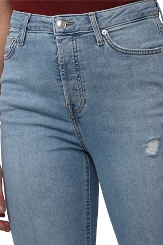 Image of FOREVER 21 Womens Solid Straight Fit Straight Fit Jeans