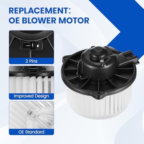 Image of HVAC Blower Motor 700059 Compatible with Toyota Echo 2000-2005, Tacoma 1995-2004, for 8710352060, TO3126104, 8710304030 A /C Blower Motor Assembly
