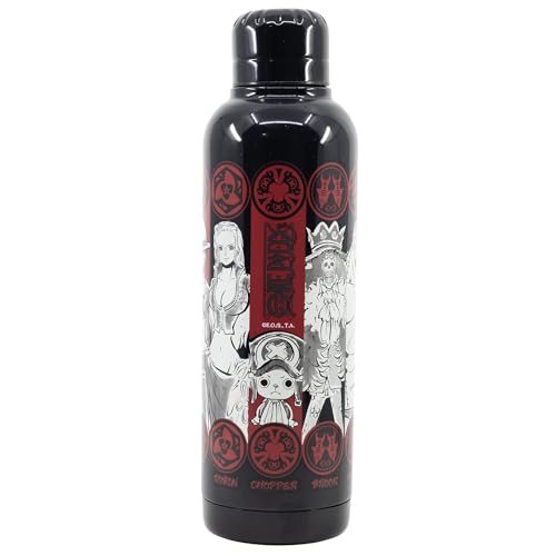 Bouteille en acier inoxydable One Piece Crew idée cadeau idéale pour fan de manga