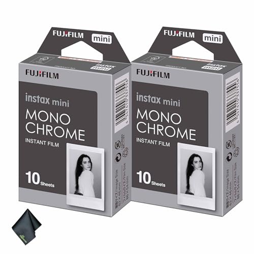 Pelicula Instantánea Fujifilm Instax Mini Monocromática, 20 Exposiciones, para Cámaras Instax Mini e Impresoras Instax Share miniatura 1