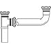 McGuire 111C16G17 Chrome-Plated 1-1/2" Pipe Continuous End Outlet Waste